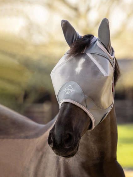 Maska proti hmyzu LeMieux ArmourShield Pro Half Fly Mask - Grey