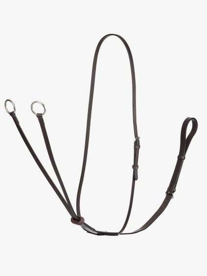 Arika Running Martingale Brown/Silver (Velikost Pony)