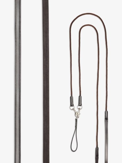 Leather Draw Reins Brown (Velikost One Size)