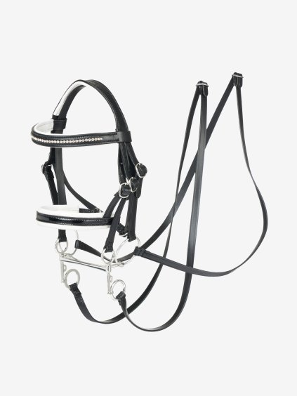 Hobby Horse Double Bridle Black (Velikost One Size)