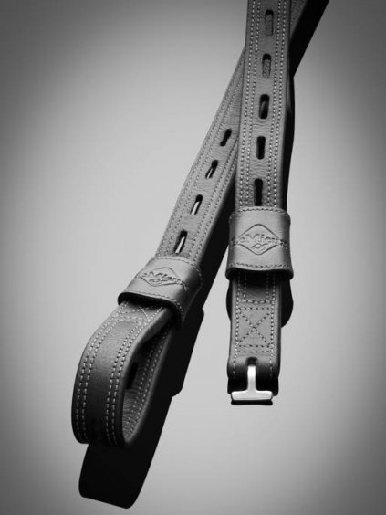 Třmenové řemeny LeMieux Vector Close Contact Stirrup Leather Black