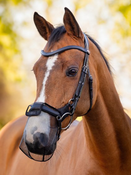 Síťka na nos pro uzdečky typu Micklem LeMieux Comfort Shield Drop Black