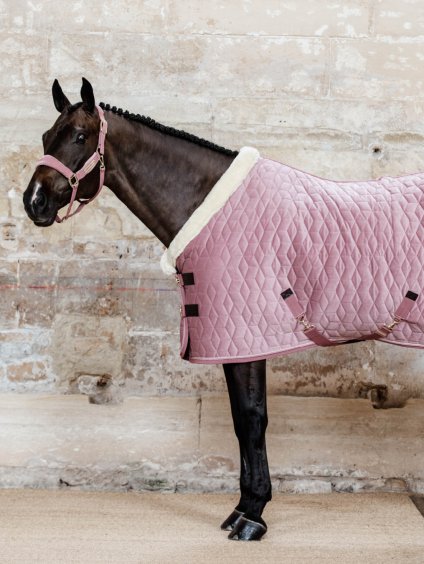 Deka stájová termo 160g Kentucky Show rug Velvet Old rose