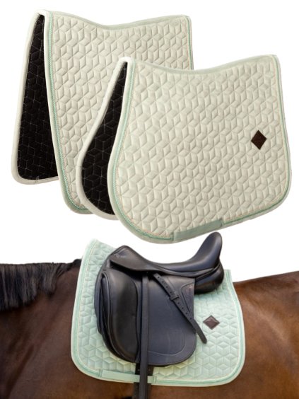 Sametová podsedlová dečka Kentucky Velvet Mint (VS/DR)