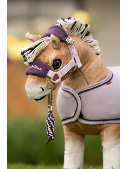 IT07143 lifestyle toyponyvogueheadcollarandleadrope lilac 1