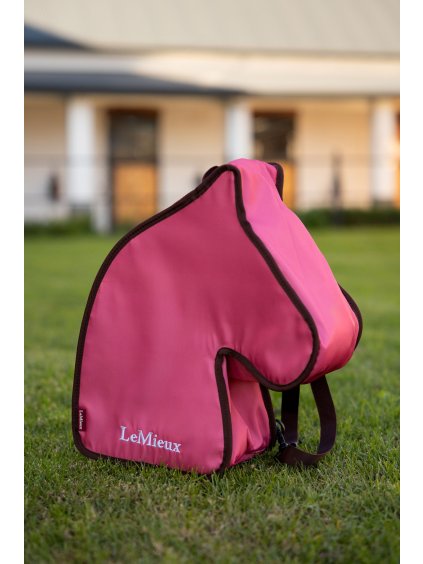 Batoh pro hobby horse LeMieux Cranberry
