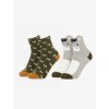 Mini Character Socks 2 pack Donkey (Velikost 12.0)