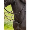 Arika Running Martingale Black/Silver (Velikost Pony)