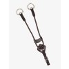 Elasticated Martingale Attachment Brown/Silver (Velikost Pony)