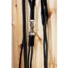 Leather Draw Reins Black (Velikost One Size)