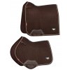 Podsedlová dečka LeMieux Puissance Suede Square Brown (CC/DR)