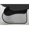Podsedlová dečka s beránkem zespodu Mattes Square Pad Black