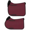 Podsedlová dečka s beránkem zespodu Mattes Square Pad Burgundy