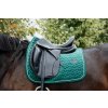 Sametová podsedlová dečka Kentucky Velvet Dark Green (VS/DR)