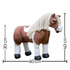 Plyšový koník rozmery