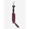 lm lasso lead rope burgundy hr
