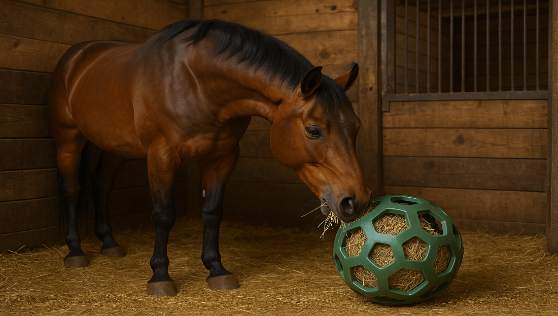 Tipy na trénink, zábavu a hry pro koně v zimě