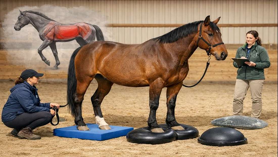 Balanční podložky pro koně: přínos, správné použití a možná rizika