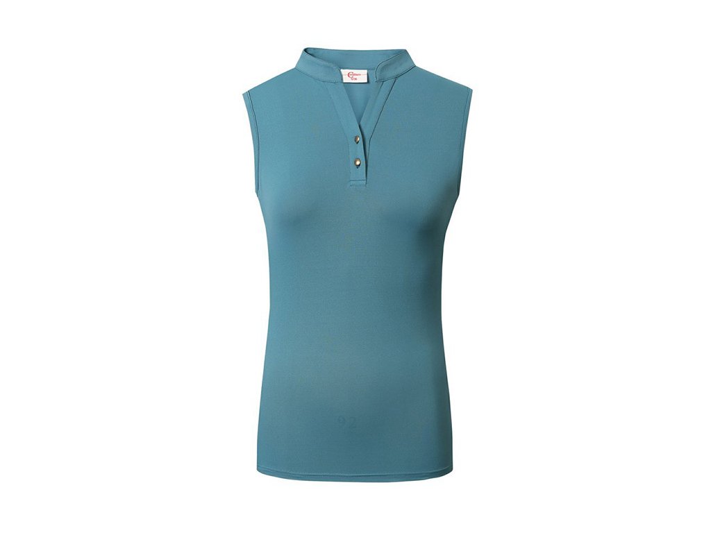 COVALLIERO Top dámský S/S 2023 - světle modrý, vel. XS
