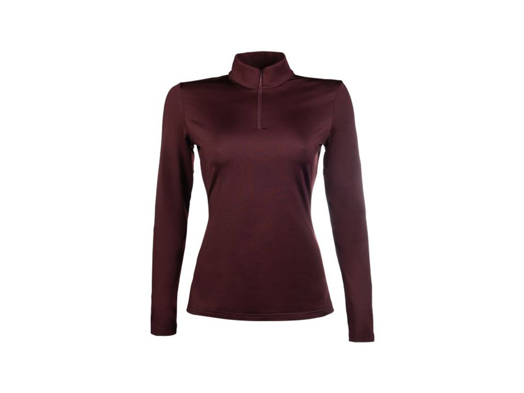 HKM Tričko funkční Basic - vínové, vel. XL