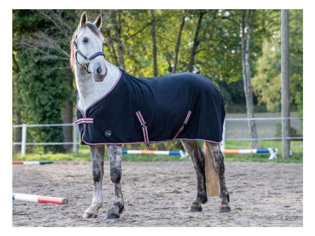 Odpocovací deka HKM Polar - černá, 155 cm