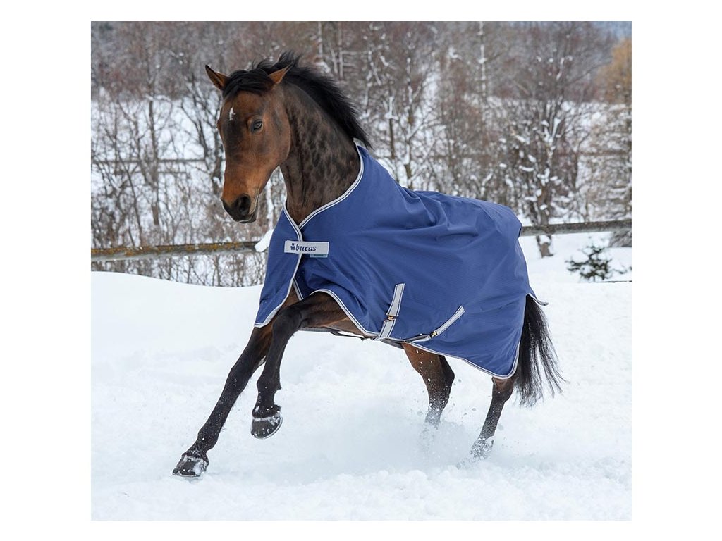 Výběhová deka BUCAS Freedom Turnout 150g - modrá, 105