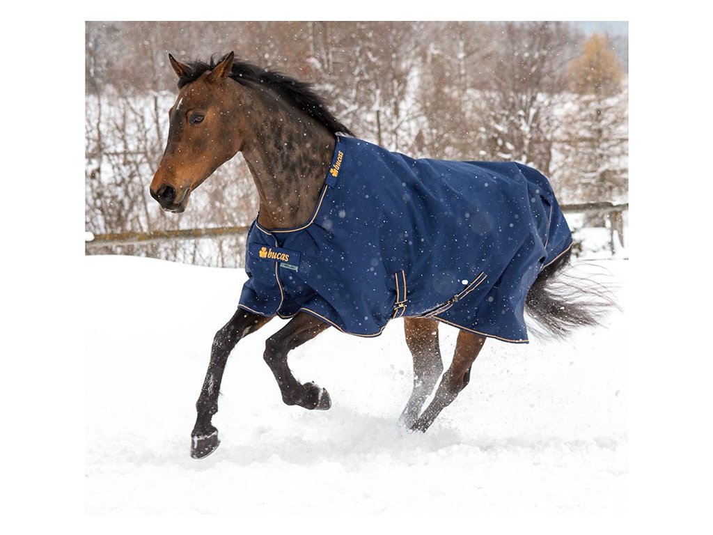 Výběhová deka BUCAS Irish Turnout 150g - modrá, 165 cm