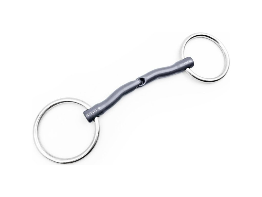 FAGER Udidlo stihlo Jasmine jednou lomené titanium, 120 mm (AP 25 DOPRODEJ)