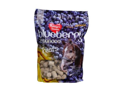 NAF Blueberry & Banana pamlsky pro koně 1kg