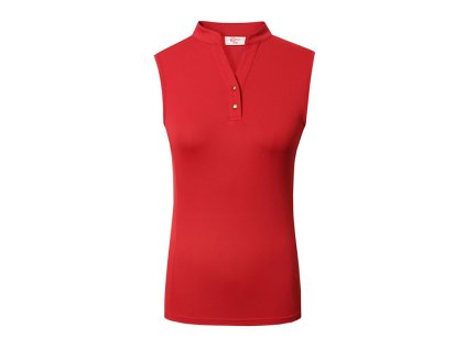 COVALLIERO Top dámský S/S 2023 - červený, vel. L