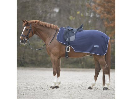 Bederní deka WALDHAUSEN fleece ECO modrá, FULL