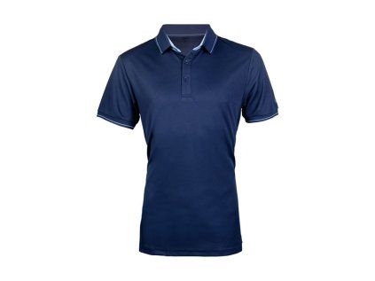 HKM Tričko pánské polo Classico - tmavě modré vel. M