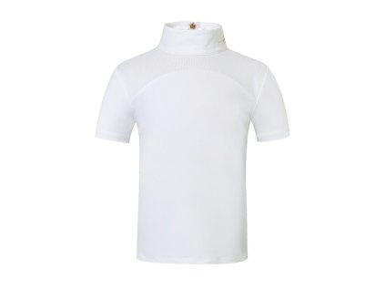 COVALLIERO Tričko závodní dětské S/S 2023 - bílé, vel. 140/146