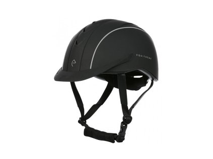 EQUITHEME Helma jezdecká Compet - černá, vel. 52/56 cm