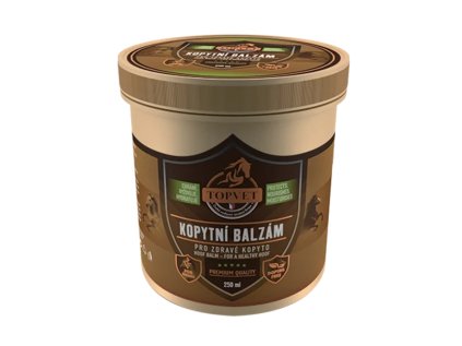 TOPVET Kopytní balzám pro zdravé kopyto, 250 ml