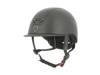 EQUITHEME Helma jezdecká Pepit - černá/černá, vel. XS/49-51 cm