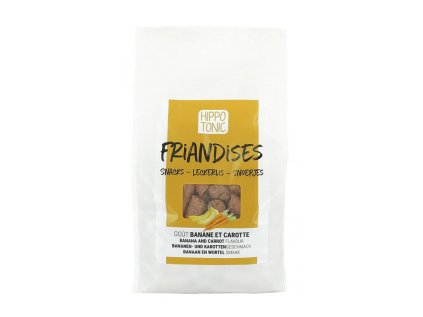 HIPPOTONIC Pamlsky pro koně banán a mrkev, 1 kg
