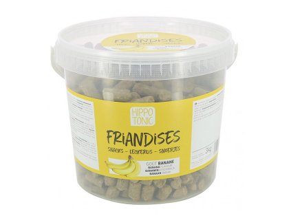 HIPPOTONIC Pamlsky pro koně banán, 3 kg