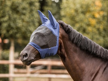 HORZE Maska Cayman proti hmyzu L modrá