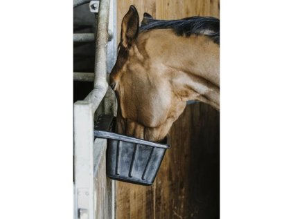 Závěsný žlab HIPPOTONIC gumový 14l, černý