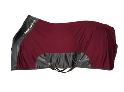Deka odpocovací/transportní BACK ON TRACK Royal Mesh Rug Deluxe - burgundy, 125