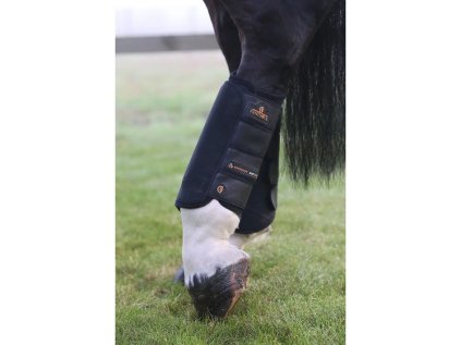 Zadní kamaše KENTUCKY Eventing Boots Air Tech - černé, L