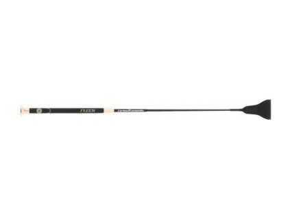 Skokový bičík FLECK Carbon černý/rosegold 50cm