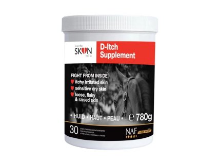 NAF D-Itch Supplement účinný krmný doplněk proti podrážděné pokožce nejen pro muchaře 780g
