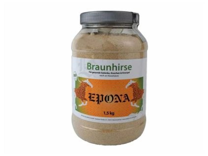 EPONA Braunhirse Geschotet - drcené hnědé proso 1,5kg