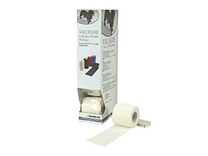 Elastické obinadlo KRUUSE bílé (5cm, 4,5m)