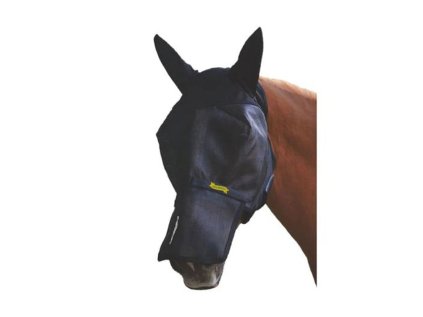 ABSORBINE ULTRASHIELD maska proti hmyzu s ušima 2018 (velikost Horse s odnímatelným prodloužením na nos)