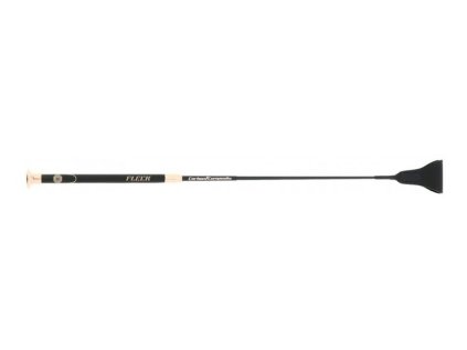 Skokový bičík FLECK Carbon, černý/rosegold, 60cm
