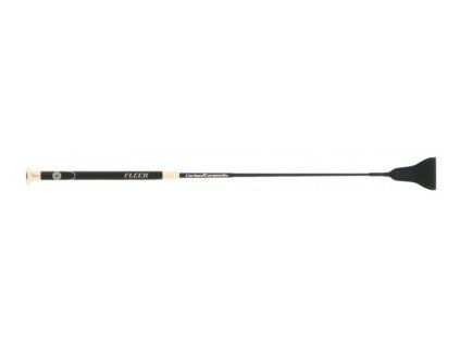 Skokový bičík FLECK Carbon černý/rosegold 60cm