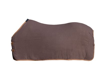 Stájová deka HKM Oakland Waffeloptik, tmavě hnědá, 125cm